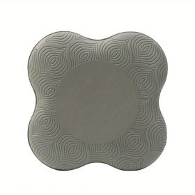 1pair Yoga Knee Elbow Joint Protection Pad; Portable Fitness Exercise Thickened Non-slip Yoga Mat; Yoga Pilates Fitness Equipment For Home Gym Tr (Color: Grey)