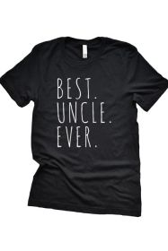 Best Uncle Ever Tee (Color: Deep Teal, size: 2XL)